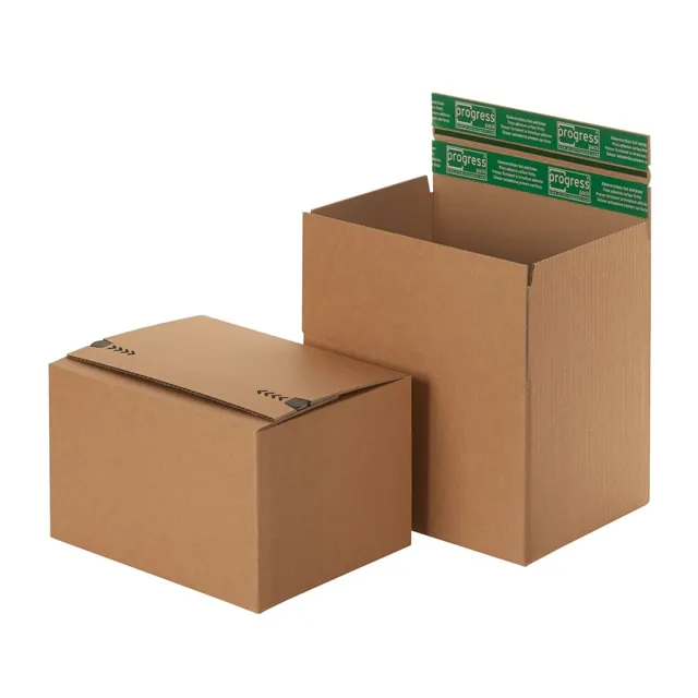 Caja personalizada corrugada Extra Grande para limpieza en seco, caja de envío con rasgado fácil
