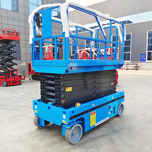 Plataforma Elevadora de Tijera Eléctrica de Alta Calidad de 10M, 12M, 14M, Plataforma Elevadora de Tijera Pequeña de 8M para Almacén - Product Image 4