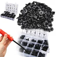 415/100/50 Pièces Clips de fixation universels pour pare-chocs de voiture, rivets pour trous de garde-boue, attaches à vis, tailles assorties, pièces de garniture de porte en plastique