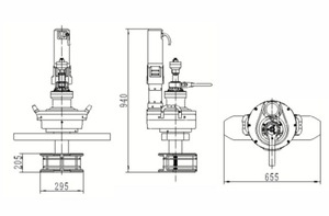ISE-630 Big Size Steel Pipe Cold Beveling Tube Facing Machine <b>12</b> Inch to 24 Inches - Product Image 1
