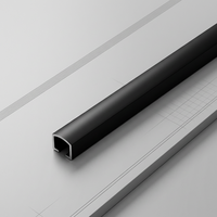 List Trim U Modern dari Aluminium Alloy Anodized 9.6mm Tahan Air dan Awet untuk Dinding Latar Apartemen, Dapat Disesuaikan