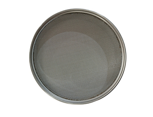 Tamiz de Prueba de Acero Inoxidable de 20cm x 30cm, Malla de 1mm, Tejido Plano, Perforado, para Tamizado en Laboratorio - Product Image 1