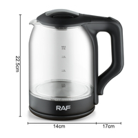 RAF R.7839 bouilloire électrique de haute qualité eau de thé sans Bpa cruche intérieure thermos bouilloire pour eau bouillante