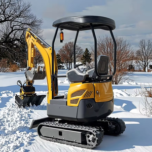 Nueva Miniexcavadora China con Envío Gratuito, Miniexcavadora Híbrida de 1.6 y 1.8 Toneladas con Control Eléctrico y Piloto para Granja y Hogar en Venta - Product Image 5