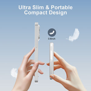 ที่ชาร์จแบบพกพาที่วางโทรศัพท์พาวเวอร์แบงค์แบบแม่เหล็กไร้สายบางสำหรับ <span class=keywords><strong>iPhone</strong></span> 16 15 <span class=keywords><strong>14</strong></span> 13 12 - Product Image 6