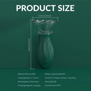 Vibrador con Lengua Giratoria y Estimulación del Clítoris, Masajeador de Punto G, Recargable, de Silicona, Juguetes Sexuales para Mujeres - Product Image 6