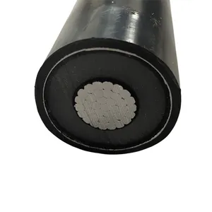 Kabel bawah tanah isolasi XLPE konduktor aluminium inti tunggal ukuran kustom kualitas tinggi 24KV (12/20KV)