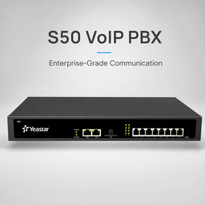 Système PBX IP hybride analogique GSM VoIP SIP S50 pour 50 utilisateurs, 8 lignes, avec répondeur automatique et enregistrement de conférence, idéal pour les petites entreprises et les bureaux. - Product Image 3