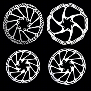 จานดิสก์เบรกจักรยานเสือภูเขา 140 มม. 160 มม. 180 มม. 203 มม. สแตนเลสสตีล 6 รู ยึดติดแน่น ทนทานต่อการเกิดสนิม - Product Image 1