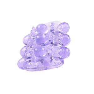 Vente en gros pas cher ensemble de jouets sexuels pour adultes préservatif à friction en cristal épais en caoutchouc avec anneau Jing granule vibrateurs à verrouillage de retard pour hommes - Product Image 1