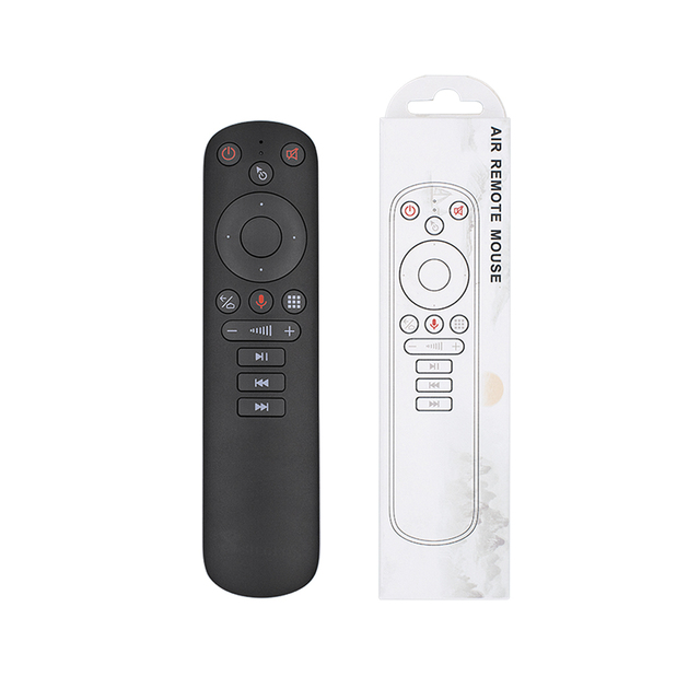 Voice Air Mouse G50S 2.4G Wireless Mini Keyboard & Gyro Voice Smart Remote Control with Learning Code for PC/Android TV Box