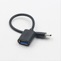 Stok Pabrik Kabel Data Ponsel Usb C, Kabel Otg USB 3.1 Tipe-c Laki-laki Ke USB 3.0 Perempuan, Ponsel untuk Android PVC MGLUO076