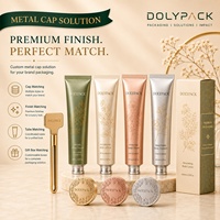 Emballage de tube en aluminium pliable personnalisé pour cosmétiques, crème pour les mains et le visage, écran solaire, 30 ml, 50 ml, 75 ml, 100 ml, 120 ml, 150 ml, 200 ml