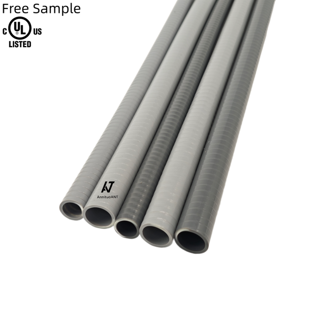 Certified LFNC Type B Nonmetallic Liquid Tight Flexible PVC Conduit Pipe Waterproof Corrugated Electrical Cable Protection Tube
