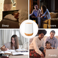 Portable Nature Sound Speaker Ambient Light Sleep Trainer avec 34 sons apaisants Minuterie App Télécommande Machine à bruit blanc