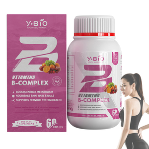 Compresse Premium di Vitamina B Complessa per il Supporto dell'Equilibrio Generale della Salute per Chi Vive in Città, 60 Compresse Pronte per la Spedizione Immediata - Product Image 1