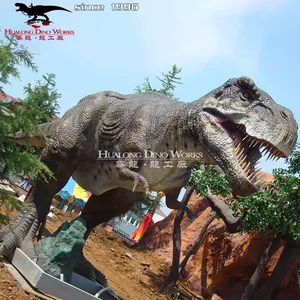 迪诺公园真人大小的动物现实行走恐龙霸王龙恐龙动物棘龙待售