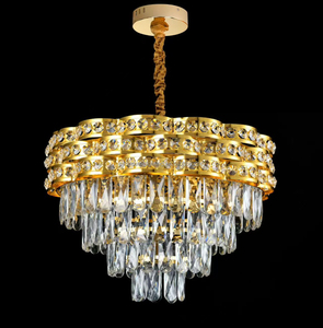Lampadario in Cristallo Moderno con Struttura in Ferro, Portalampada E14, 220V, <span class=keywords><strong>per</strong></span> Soggiorno, Garanzia di 2 Anni (25097-D500) - Product Image 5