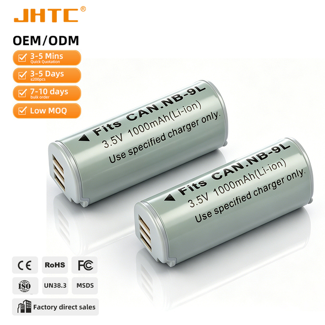NB-9L Digital Camera Li-ion Battery 3.5V 1000mAh Pack for IXUS 1000HS in Stock