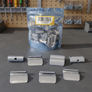 400 Pcs CLIP-ON Zinc Alloy Wheels Wheel <b>Weight</b> Balance 0.25 oz 1/4 Oz=7g AW025 Lead <b>Free</b> - Product Image 3