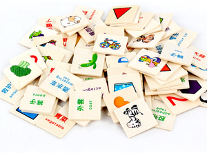 <span class=keywords><strong>Boîte</strong></span> de correspondance <span class=keywords><strong>en</strong></span> <span class=keywords><strong>bois</strong></span> pour l'éducation précoce des enfants, jouets de puzzle de fruits numériques à caractère chinois - Product Image 4