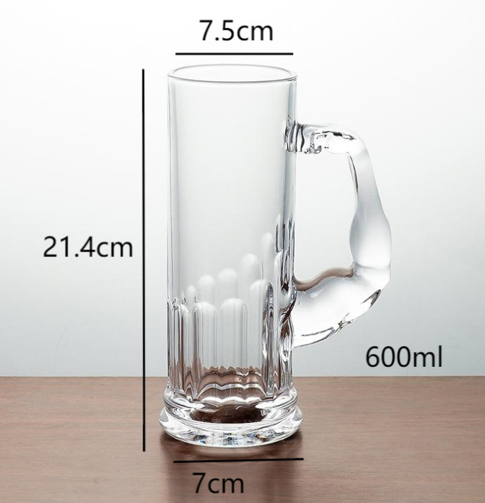 Taza ligera transparente 600ml