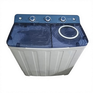 Lavatrice semi-automatica a doppio cestello da 8 kg con carico dall'alto per uso domestico, lavatrice/asciugatrice all-in-one - Product Image 4