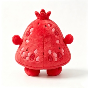 Peluche de fruit personnalisée, Peluche de fruit mignonne, Peluche grenade rouge, Jouet en peluche grenade, Animal en peluche grenade - Product Image 2