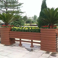 Macetas Modulares Personalizadas de Gran Capacidad, Multicolores, para Paisajismo Urbano, de Grado Comercial