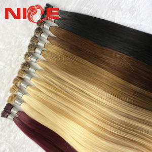 Estensioni dei capelli in piuma 6d 20 minuti per una testa piena doppia tirata più grande rotolo punta di cheratina extension per capelli - Product Image 1