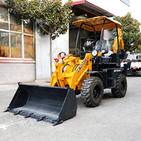 Traktor Backhoe Loader 4x4 EPA 4 Wheel Drive Baru, Traktor Backhoe Loader 4x4 untuk Dijual