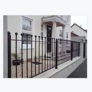 custom hand forged wrought iron house garden modern fences painting hebei for garden