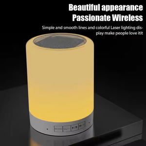 Nuevo Parlante Lámpara Táctil LED de Alta Fidelidad 2025 con Bluetooth Inalámbrico, Luz RGB Colorida, AUX Portátil, Regalo para Navidad y Fiestas - Product Image 3