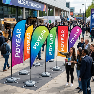 Bandiera a goccia personalizzata con asta, borsa per il trasporto e stampa a sublimazione per <span class=keywords><strong>pubblicità</strong></span>, fiere e promozioni - Product Image 6