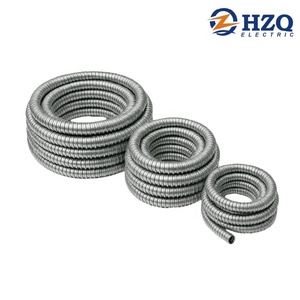 Tuyau métallique flexible à paroi réduite HZQ ZQFSC-50 de 1/2 pouce en acier galvanisé pour câblage extérieur <span class=keywords><strong>Greenfield</strong></span> – Vente en gros - Product Image 6