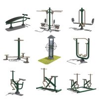 Equipo de fitness Gimnasio al aire libre Parque Deportes Spinner Entrenamiento Mancuernas Equipo, Crunches Multi Pesos Calistenia