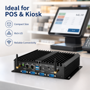 <span class=keywords><strong>Mini</strong></span> PC industriel sans ventilateur Msecore, <span class=keywords><strong>mini</strong></span> ordinateur avec GPU puissant, RS485, RS232, 6 ports COM, double LAN - Product Image 5
