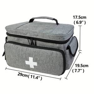 Nueva Bolsa de Almacenamiento de Medicamentos de Primeros Auxilios Portátil y Vacía para Familias al Aire Libre, para Instrumentos Veterinarios - Product Image 4