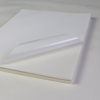 Papier autocollant brillant argenté A4, imperméable, imprimable, pour autocollants personnalisés, artisanat, promotion laser, supermarché