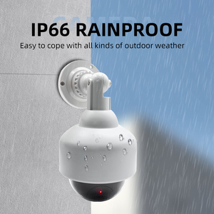 Manufacturer Outdoor Waterproof <strong>Security</strong> Simulated <strong>Fake</strong> <strong>Camera</strong> CCTV Decoy Analog Dummy <strong>Camera</strong> with Blinking Flashing LED Light - Product Image 3