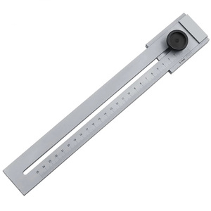 Règle de marquage en acier au carbone 200mm 250mm 300mm Jauge de marquage de coupe de vis Outil de grattoir pour le travail du bois - Product Image 5