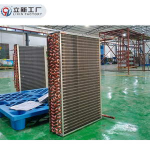 Condensador de Tubo de Cobre con Aletas Lixin para Sistema de Refrigeración R134a, Intercambiador de Calor Personalizado para Actualización y Reequipamiento - Product Image 1