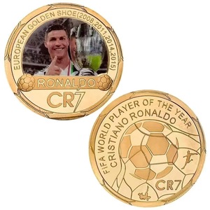 Moneta Numismatica Rotonda da 4 cm <span class=keywords><strong>Serie</strong></span> Sportiva (Calcio, Basket) in Smalto Oro e Argento, 800 Tipi, Confezione in Guscio <span class=keywords><strong>di</strong></span> Plastica, OEM Disponibile - Product Image 4