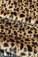 Lire stock 100% polyester longue pile faux animal renard fourrure jacquard peluche tissu femmes vêtements sac chaussures