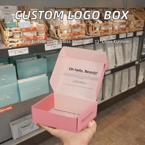 Custom Logo Airplane Corrugated Carton Shipping Packaging Mailing <b>Box</b> Glossy Lamination Paperboard for Ties Use - Product Image 2