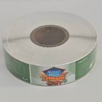 Autocollants personnalisés en vinyle imperméable, écologiques, autocollants permanents pour l'emballage des bouteilles en PET, options de formes personnalisées LABEL