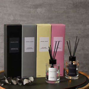 Juego de regalo de aromaterapia de lujo con logotipo personalizado, de vidrio, ecológico, para bricolaje, para cumpleaños, San Valentín, Navidad, uso doméstico - Product Image 1