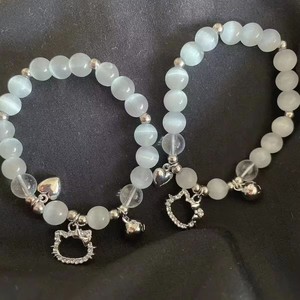 <span class=keywords><strong>Bracelet</strong></span> <span class=keywords><strong>Fantaisie</strong></span> Fait Main <span class=keywords><strong>Pas</strong></span> <span class=keywords><strong>Cher</strong></span> pour <span class=keywords><strong>Femme</strong></span>, Motif Chat Mignon et Clochette, Bijou <span class=keywords><strong>Bracelet</strong></span> pour Femmes et Étudiantes - Product Image 4