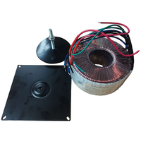 Transformateur toroïdal audio à faible bruit 100W 200W 300W, transformateur annulaire monophasé avec fil de cuivre pur pour amplificateurs Hi-Fi