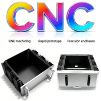 Boîtier d'amplificateur usiné CNC avec précision de ±0,01 mm |   Acier inoxydable/aluminium IP65 |   Offre de prix rapide en 12h